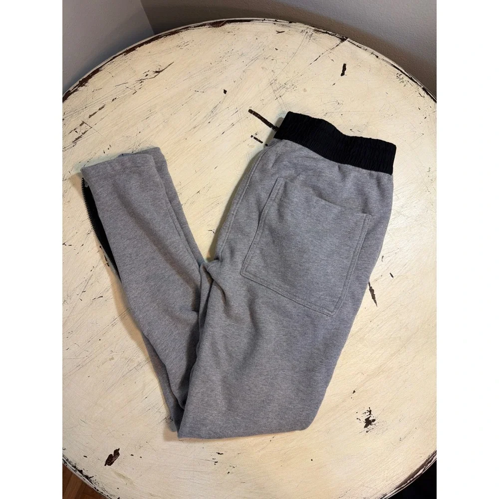 Fear of God Essentials Sweatpants Mens‎ Med Grey Ankle Zip Joggers FOG